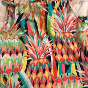 Crown & Ivy pineapple print dress